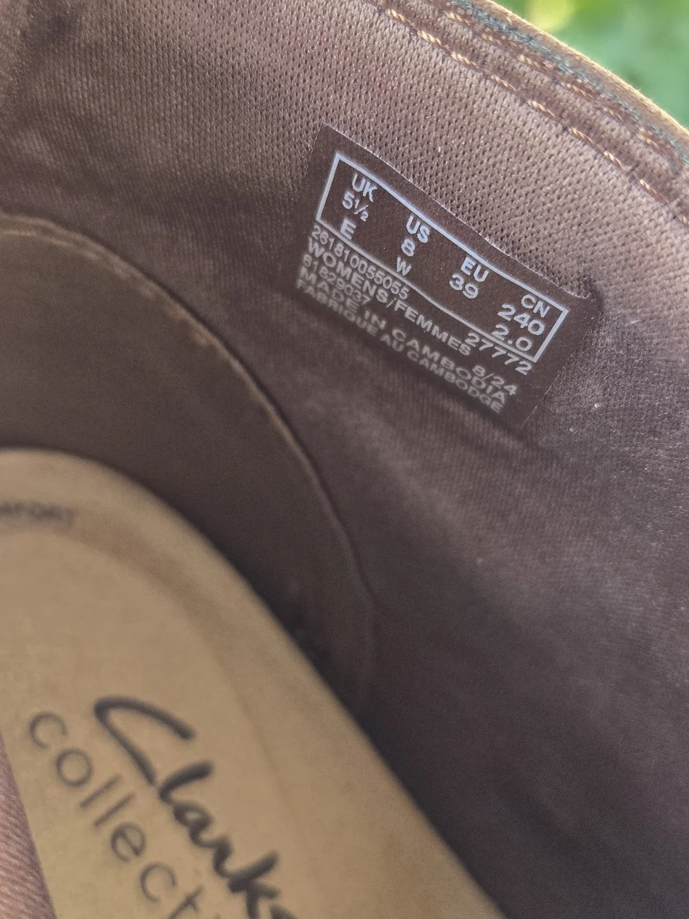 Clarks Brown Suede Ankle Booties with Side Buckle